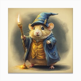 Wizard Mouse Canvas Print