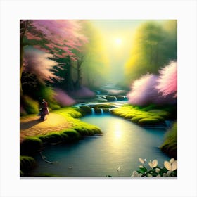 Sakura Blossoms Canvas Print