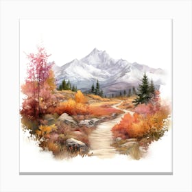 Autumn Landscape Painting 2 Canvas Print