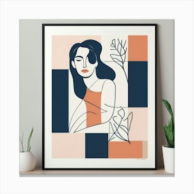 Default Minimal Matisse 3 Art Print 2 Canvas Print