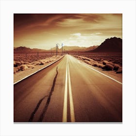 Road To Nowhere 4 Canvas Print