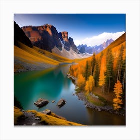 Autumn In The Mountains Canvas Print