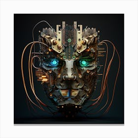 Face Of Technology Canvas Print