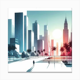 Cityscape 30 Canvas Print