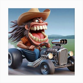 Hillbilly Funny Car 7 Canvas Print