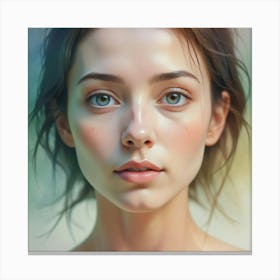 Portrait Of A Girl 28 Canvas Print