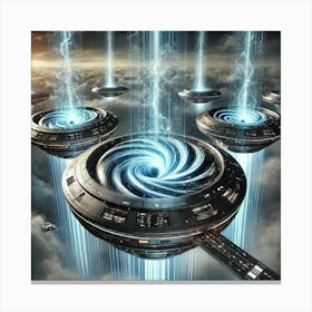 Vortex Gates Canvas Print