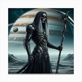 Sacrificial Skeleton Canvas Print