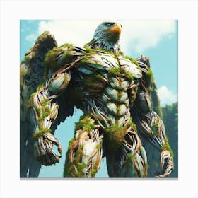 Mech Bald V2 Canvas Print