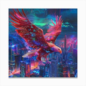 Futuristic Eagle 1 Canvas Print