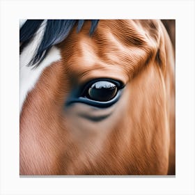 Close Up Of A Horse'S Eye 8 Canvas Print