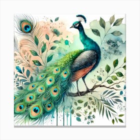 Peacock Canvas Print