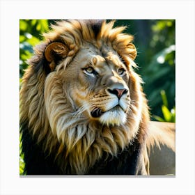 Lion photo 1 Canvas Print