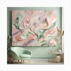 Abstract Painting paintings art print 4 Canvas Print