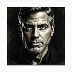 George Clooney Canvas Print