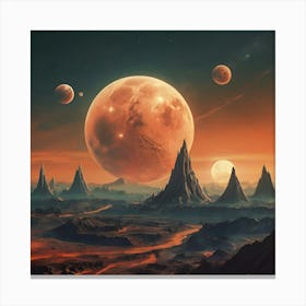 Red Planet Canvas Print