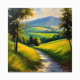 Path In The Countryside 1 Canvas Print