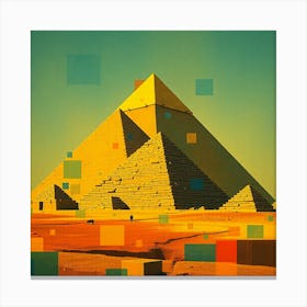 Pyramids Stock Videos & Royalty-Free Footage Canvas Print