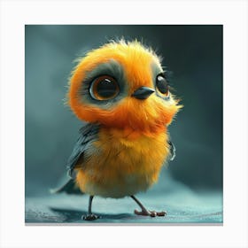 Cute Little Bird 15 Canvas Print