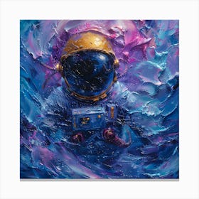 'Astronaut In Space' 2 Canvas Print