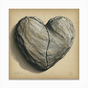 Heart Of Stone 1 Canvas Print