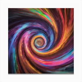 Psychedelic Spiral Canvas Print