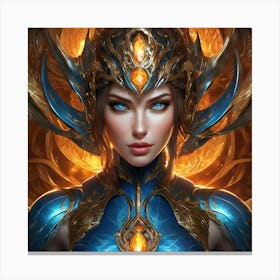 Elven Warrior ds Canvas Print