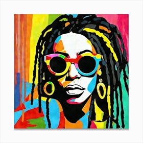 Afro Dreads Canvas Print