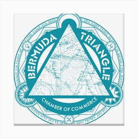 Bermuda Triangle Chamber Of Commerce Canvas Print