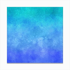 Blue Watercolor Background Canvas Print