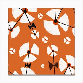 Wild Dandelion Orange Canvas Print