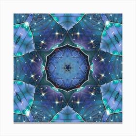 Blue Mandala Canvas Print