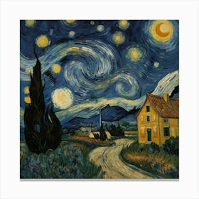 Default The Starry Night By Vincent Van Gogh Is A Captivating 3 Canvas Print