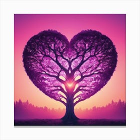 Heart Tree 6 Canvas Print
