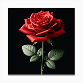 Red Rose 2 Canvas Print