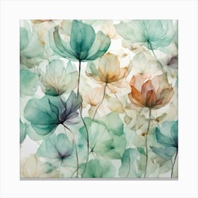 Lotus Flowers Canvas Print