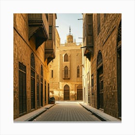 Egypt City Alley Canvas Print