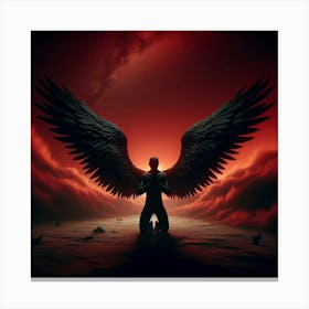 Praying Angel Canvas Print