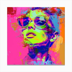 Sexy Woman In Sunglasses 1 Canvas Print