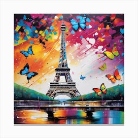 Paris Eiffel Tower 113 Canvas Print