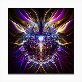 Psychedelic Angel Canvas Print