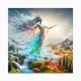 Earth Goddess 2 Canvas Print