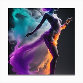 Fire Woman #6 Art Print Canvas Print