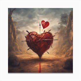 Heart Of Stone Canvas Print