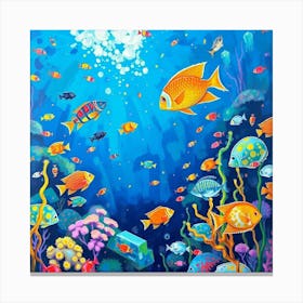 Under The Sea 6 Canvas Print