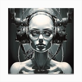 Cybernetic Woman Canvas Print