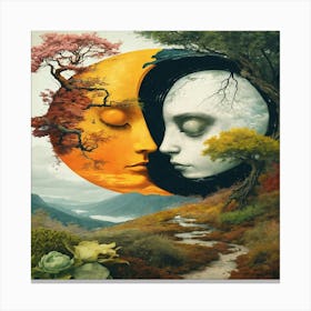 Yin And Yang Canvas Print