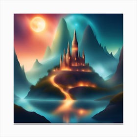 Beautiful Castle Canvas Print