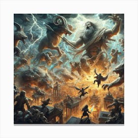 God Of War 1 Canvas Print