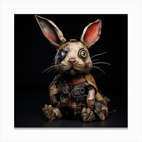 Steampunk Rabbit 1 Canvas Print